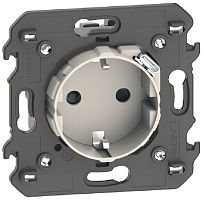 Розетка с заземлением +1хUSB тип C модульная Legrand BTicino Living Now 1-м. 2 мод. шторки песочный картинка